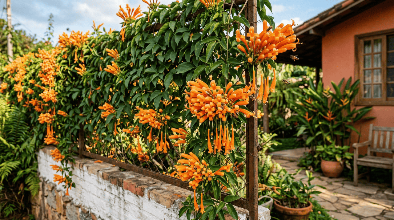 O sucesso do cultivo de trepadeiras começa pela escolha do local certo. A maioria das espécies floríferas precisa de sol pleno