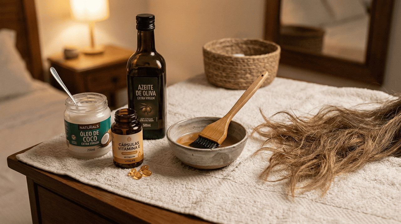 A umectação noturna é especialmente benéfica para cabelos cacheados e crespos, que tendem a ser mais secos devido à sua estrutura em espiral