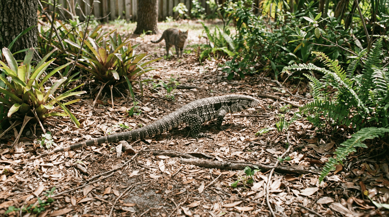 A dieta onívora desse réptil o torna um verdadeiro faxineiro da natureza, pois ele consome desde frutos caídos até pequenos animais de forma muito ágil