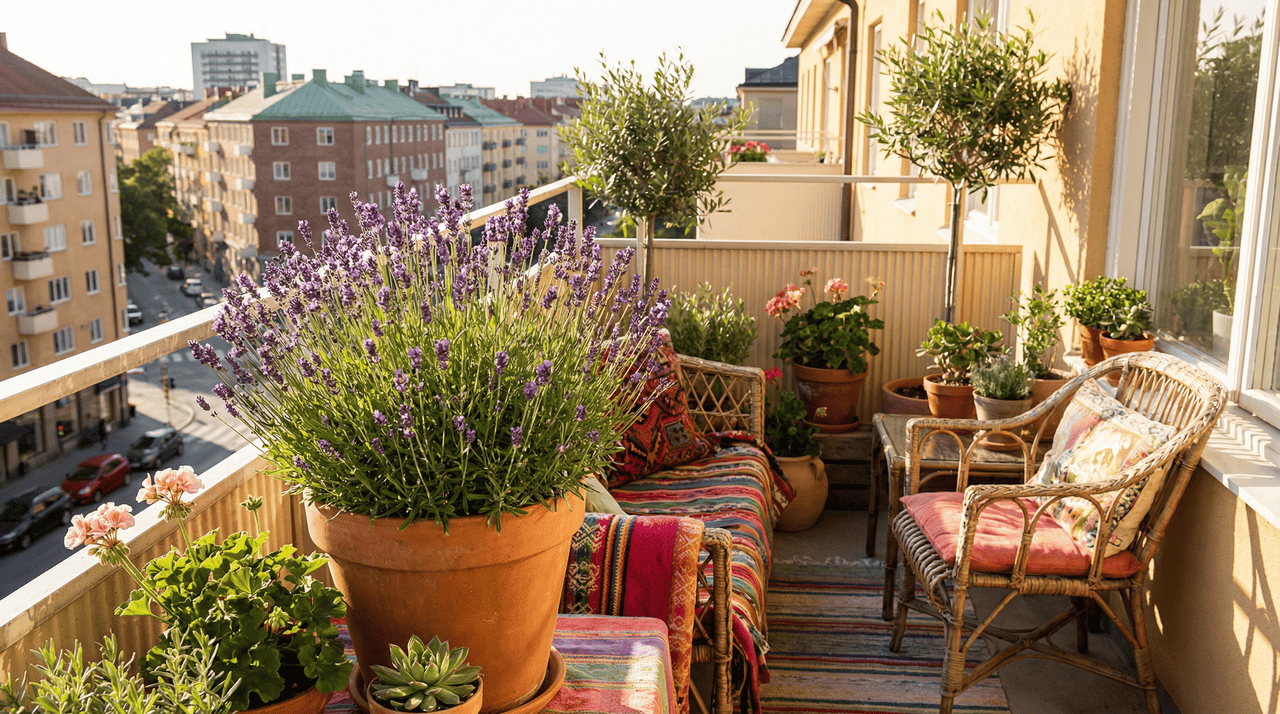 O cultivo da lavanda em vaso é simples e exige poucos materiais.