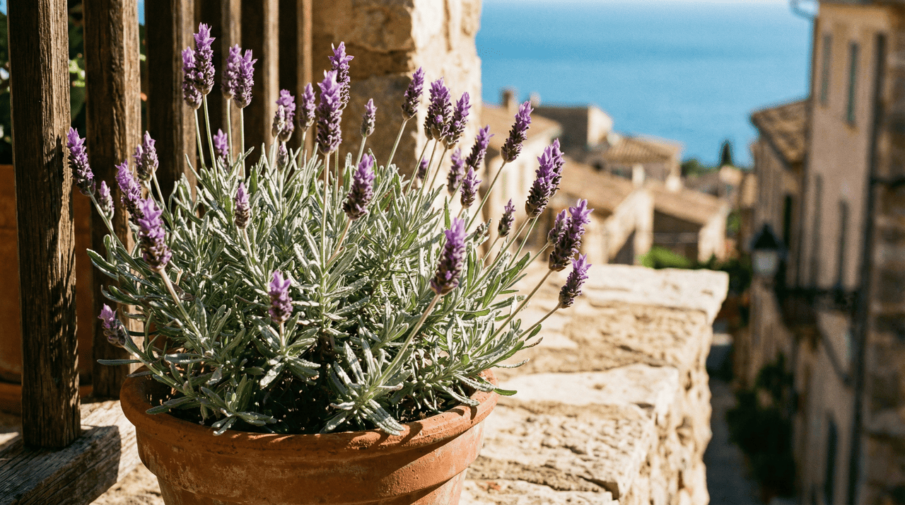 O cultivo da lavanda em vaso é simples e exige poucos materiais.