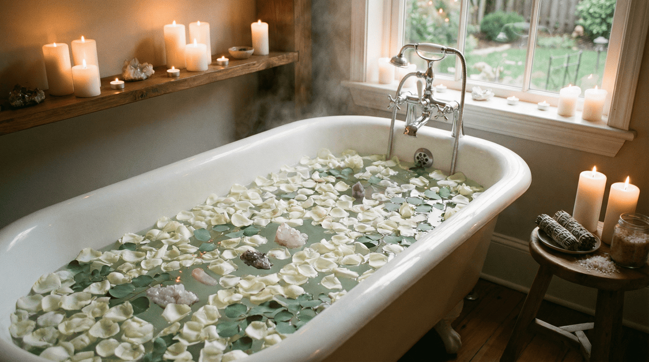 Enquanto o sal grosso realiza uma limpeza profunda que remove tanto as energias negativas quanto as positivas, a rosa branca foca na manutenção das virtudes já presentes na alma.