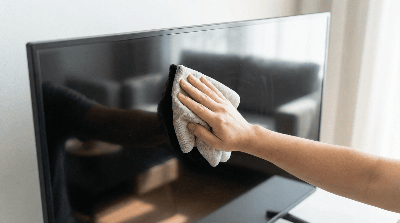 O álcool etílico convencional possui propriedades abrasivas que reagem de forma agressiva com a película polarizada presente na superfície dos displays atuais