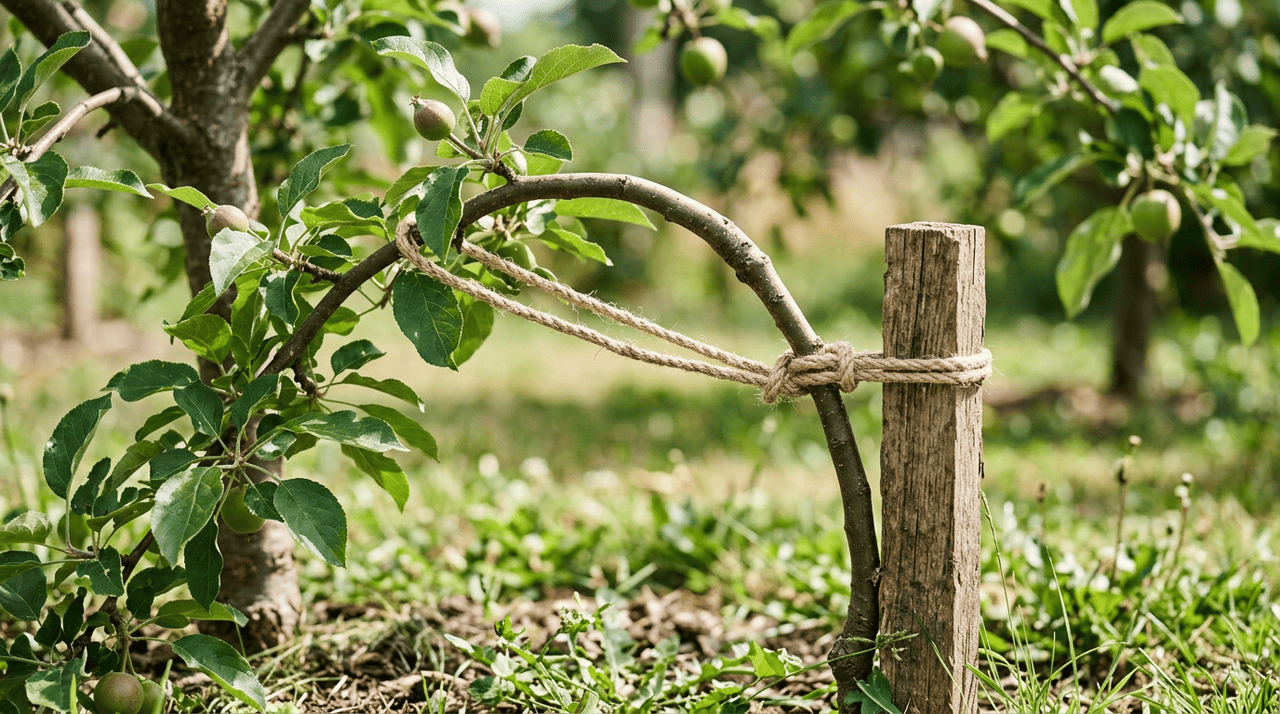 A inclinação dos galhos é uma técnica simples que muda a forma como os hormônios circulam dentro da planta