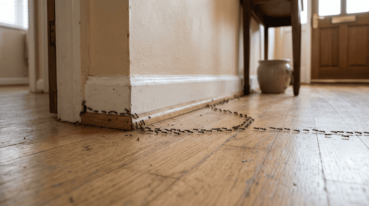 Do ponto de vista simbólico, as formigas em casa costumam ser associadas a trabalho contínuo, foco e construção de algo a longo prazo