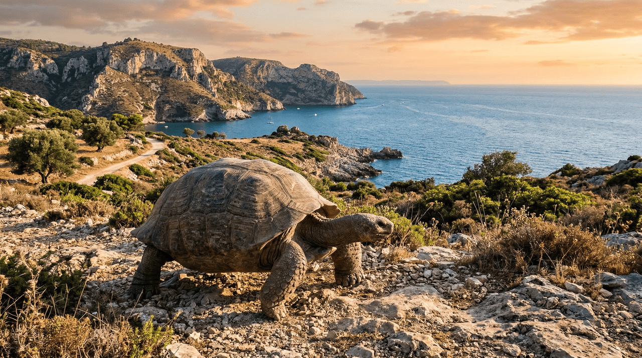 A espécie identificada como Solitudo sicula representa um dos maiores exemplos de quelônios terrestres que já caminharam sobre o solo europeu em tempos remotos