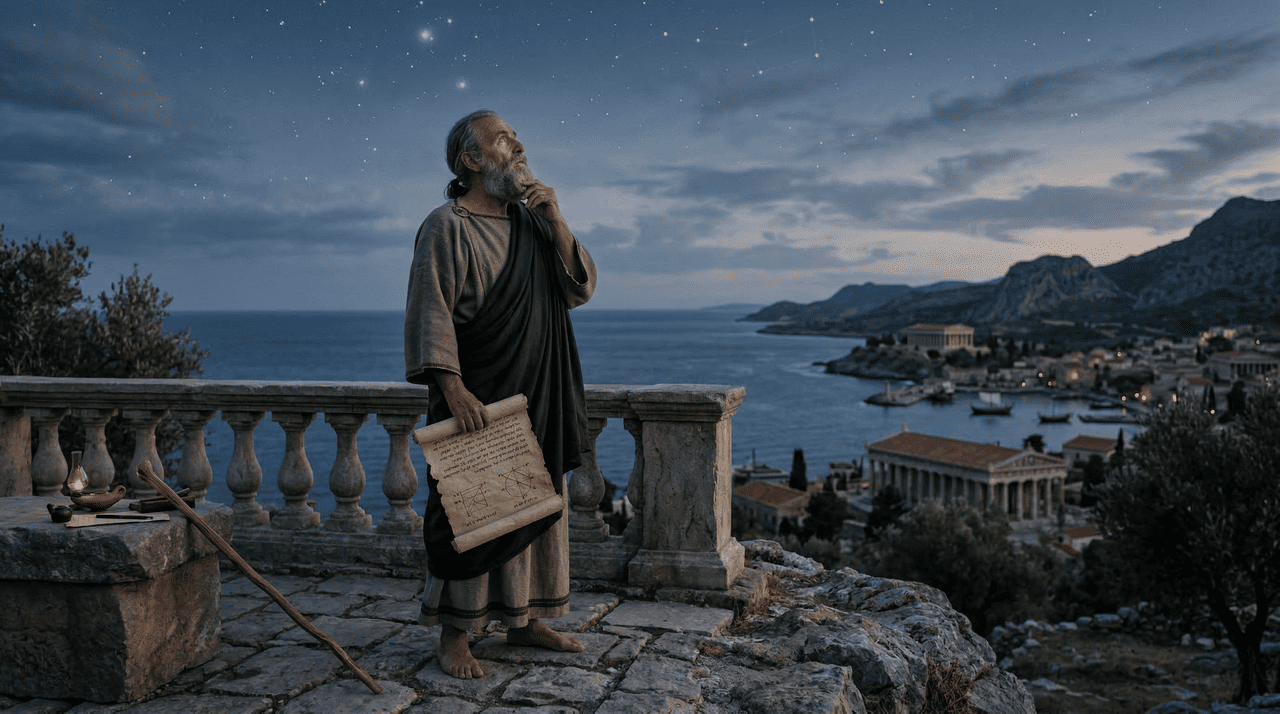 Tales de Mileto, filósofo: "O difícil se conquista com esforço, o impossível com inteligência."