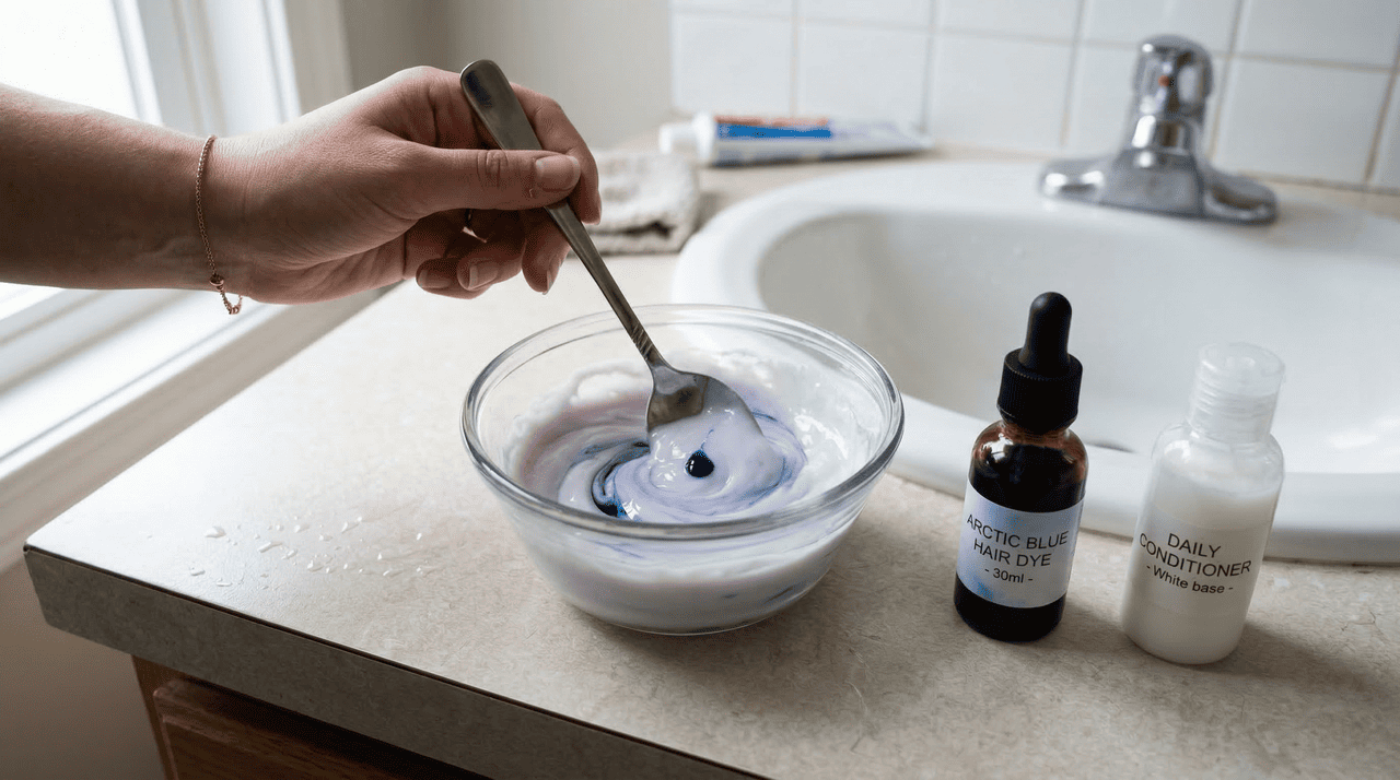 O truque do matizador caseiro se baseia em um conceito simples da teoria das cores conhecido como cores complementares