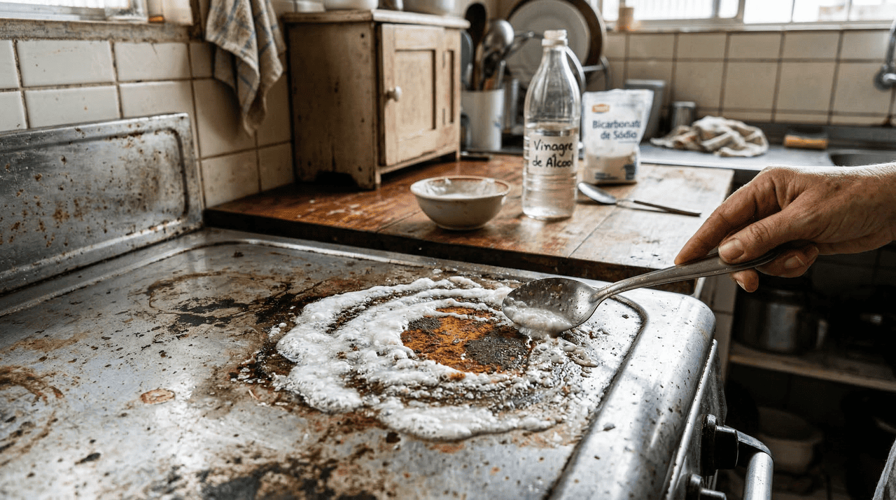 Para que o truque funcione, a preparação da área enferrujada faz diferença no resultado