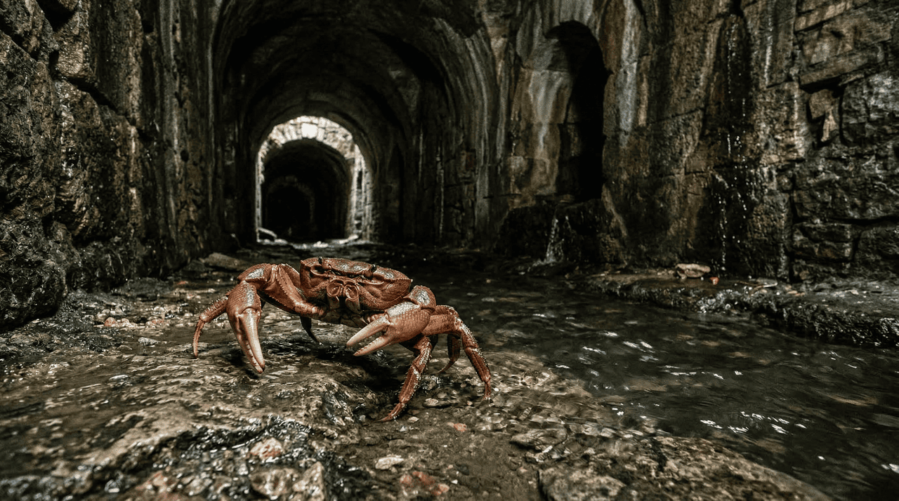 A presença desses crustáceos remonta ao período em que os engenheiros romanos construíram o complexo sistema de esgoto e drenagem da cidade eterna