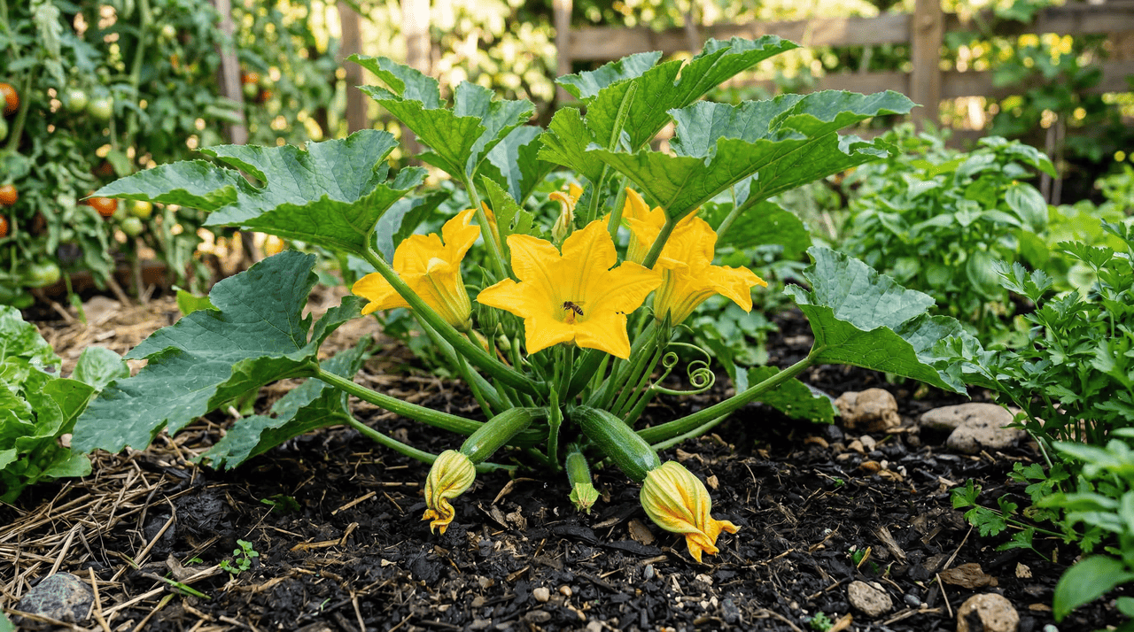 Para que o pé de abobrinha consiga sustentar o crescimento de frutos vigorosos, a presença de minerais específicos no substrato atua como um gatilho biológico indispensável.
