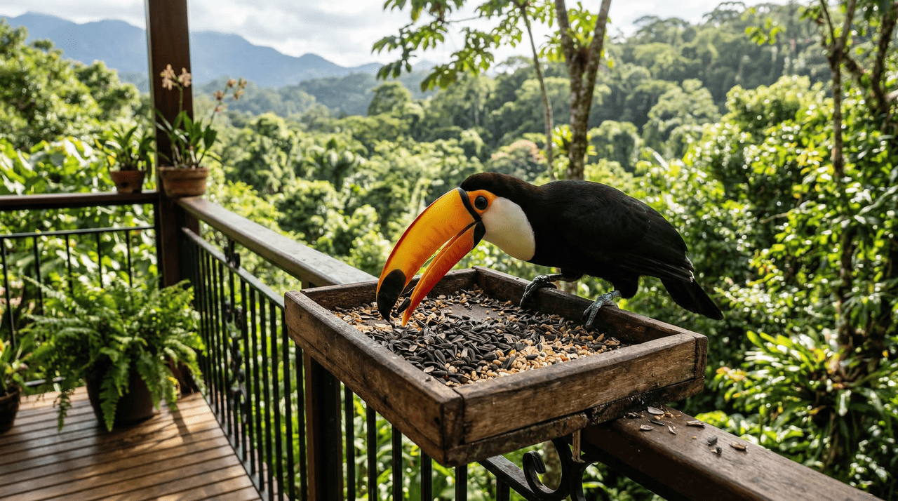 A escolha dos insumos depositados no recipiente é o primeiro passo para selecionar quais visitantes você deseja receber em sua propriedade.