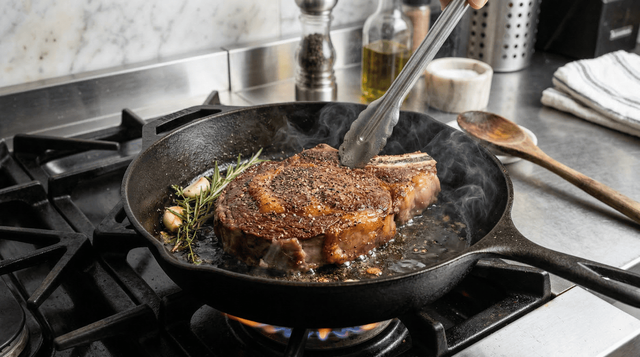 O sal grosso é composto por cristais de cloreto de sódio que possuem uma propriedade térmica valiosa na cozinha