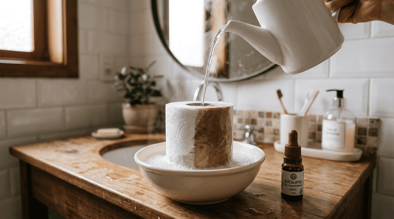 A escolha do aroma é pessoal, mas alguns óleos essenciais são especialmente eficazes para banheiros