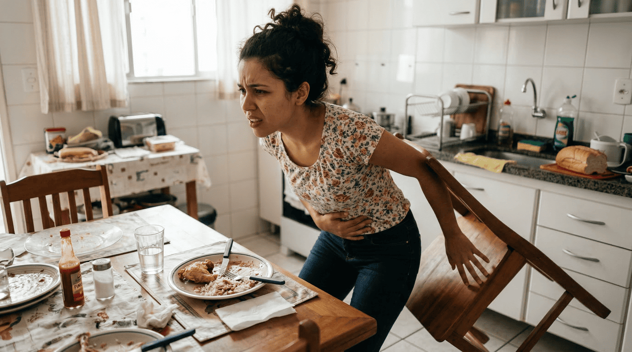 O segundo motivo é a síndrome do intestino irritável, conhecida pela sigla SII.