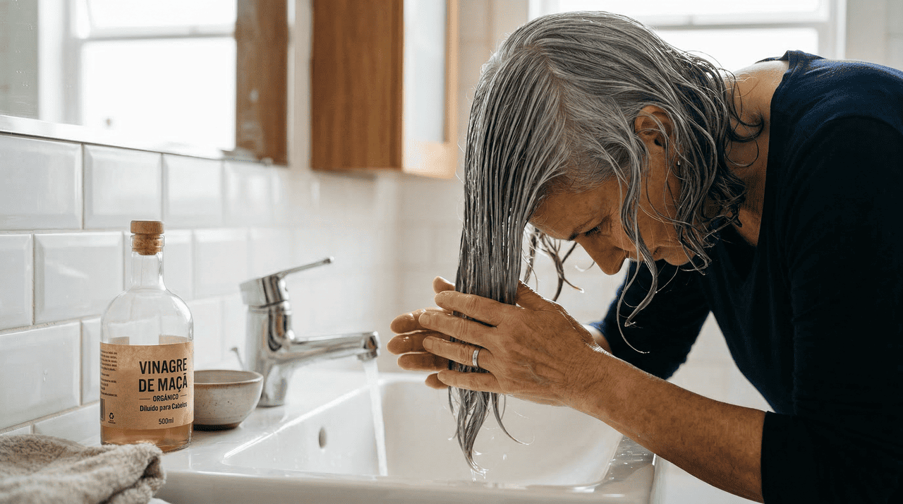 Quando os melanócitos, as células responsáveis pela produção de melanina, reduzem sua atividade ou param de funcionar, os fios nascem sem pigmento