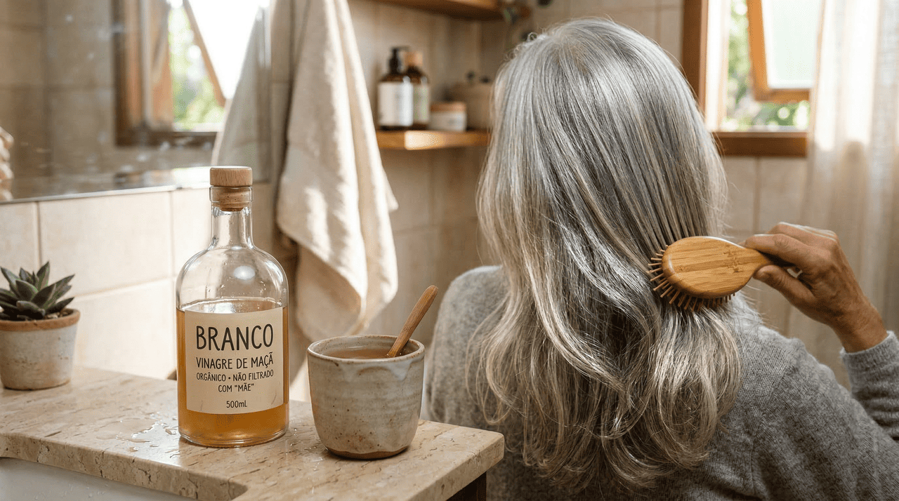 Quando os melanócitos, as células responsáveis pela produção de melanina, reduzem sua atividade ou param de funcionar, os fios nascem sem pigmento