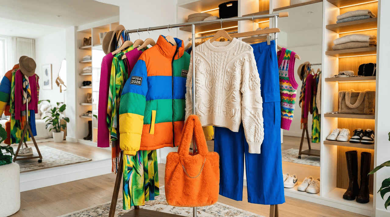 As tendências de moda 2026 reúnem movimentos que equilibram o exagero controlado com texturas marcantes e referências de décadas passadas.