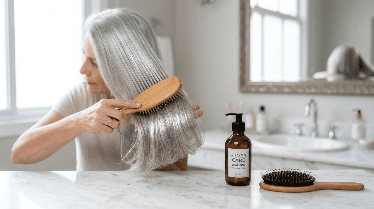 Quando falamos sobre este assunto, o ponto principal é o cabelo grisalho. Isso porque a maior preocupação de quem lida com os fios brancos é preservá-los claros