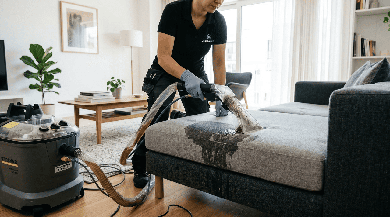 O custo da higienização de estofados sofre influência do tipo de sofá, do material do revestimento e do estado de conservação