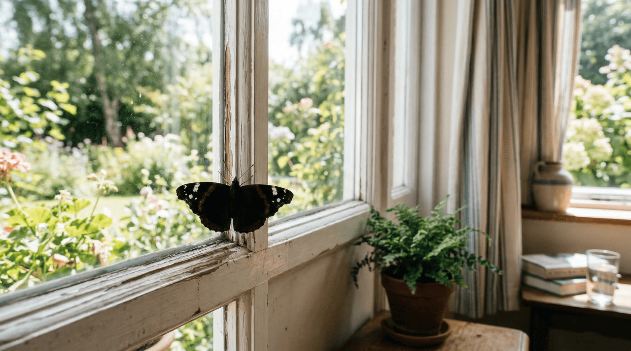 De modo geral, acredita-se que a borboleta dentro de casa esteja ligada a mudanças, ciclos e transformações, refletindo seu próprio processo de vida