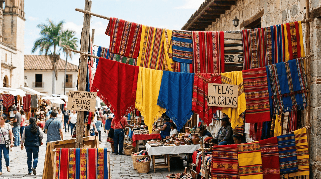 Quando um interessado caminha por um encontro cultural ao ar livre, a paleta de cores é o primeiro elemento visual que desperta o interesse e gera a aproximação imediata