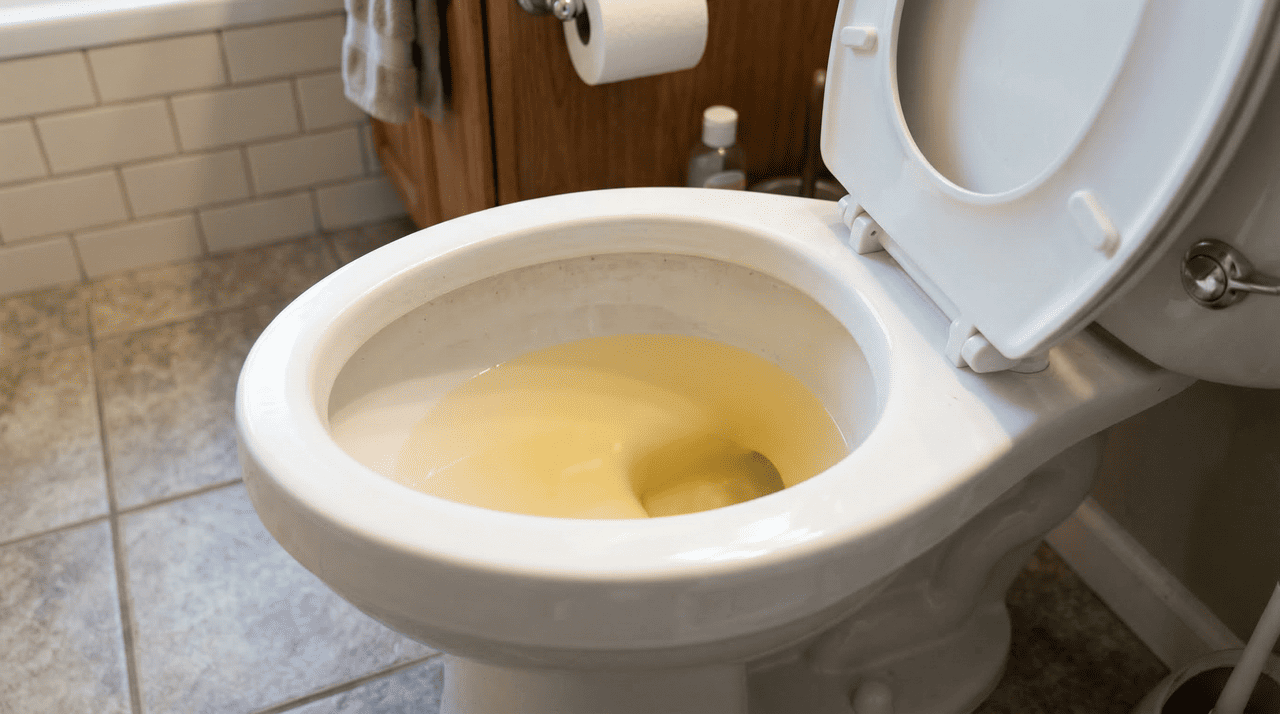 A localização da coloração dentro do vaso é o primeiro indicador da origem do problema