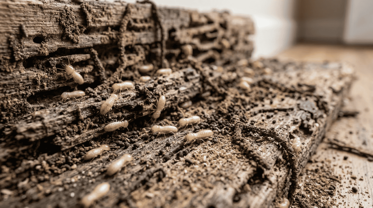 Conhecer a espécie de cupim presente no imóvel é essencial para escolher o tratamento correto.