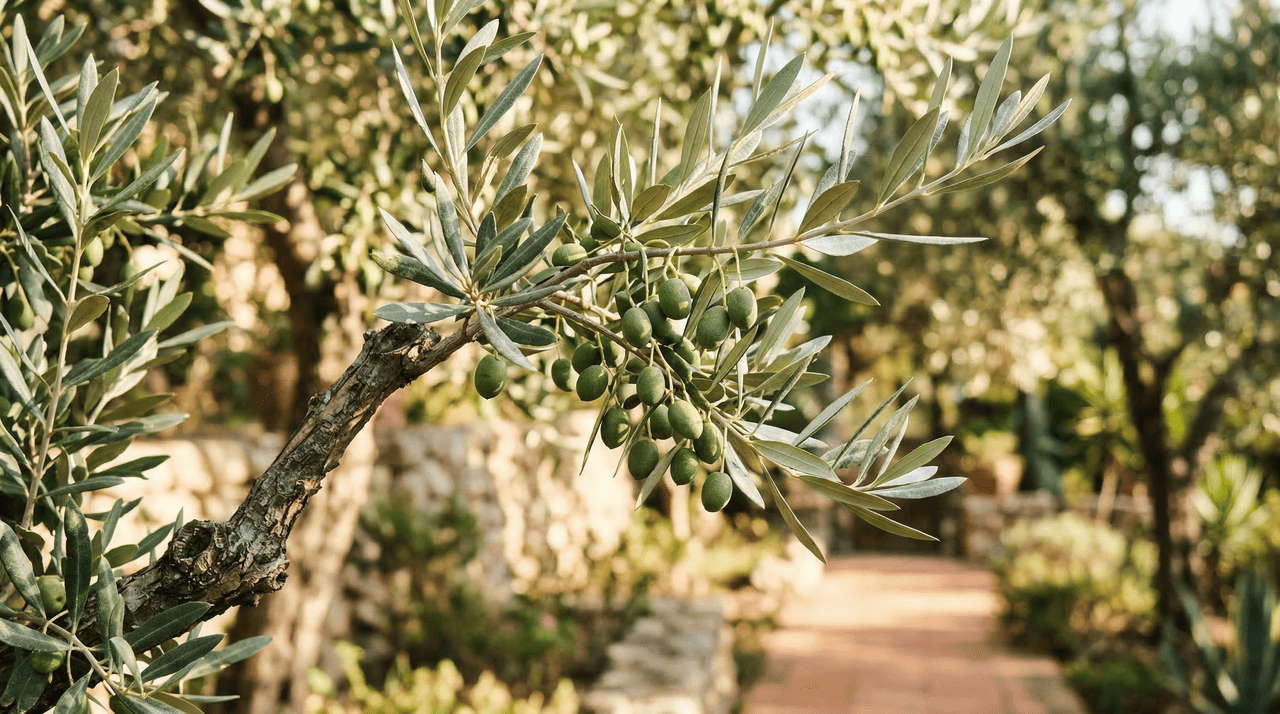 A posição da oliveira no espaço doméstico influencia tanto o desenvolvimento da planta quanto a energia que ela projeta no ambiente.