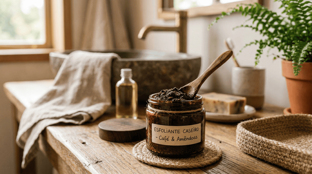 Esse preparo caseiro é frequentemente apontado como alternativa prática aos esfoliantes industrializados