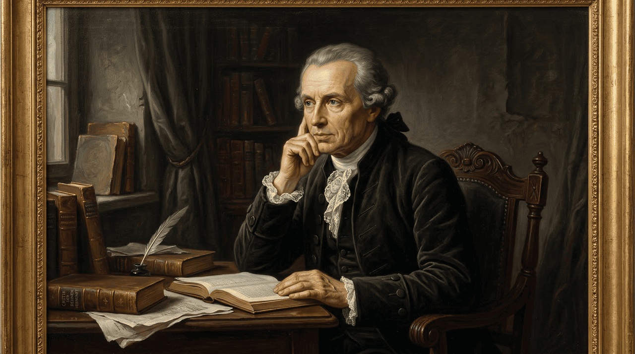 Immanuel Kant, filósofo: "toda mudança moral começa por uma decisão"