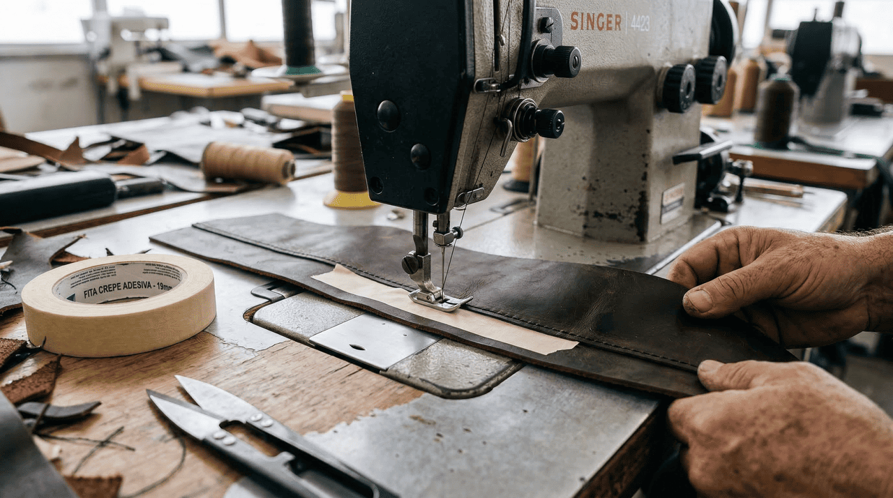 A textura de certos revestimentos modernos, como o vinil e o couro ecológico, possui uma aderência natural que gera resistência ao entrar em contato com o metal da base