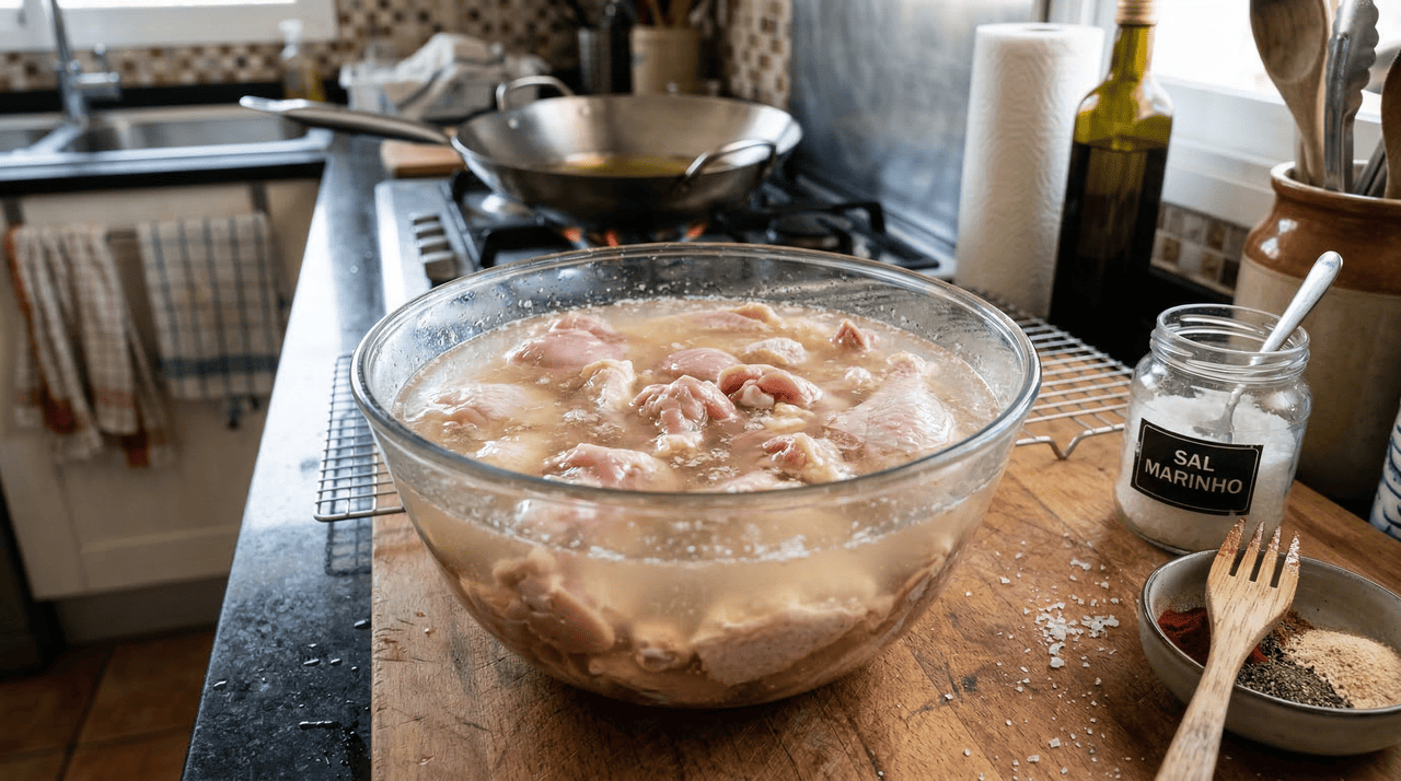 A receita é intencionalmente simples, com poucos ingredientes que se complementam de forma equilibrada.