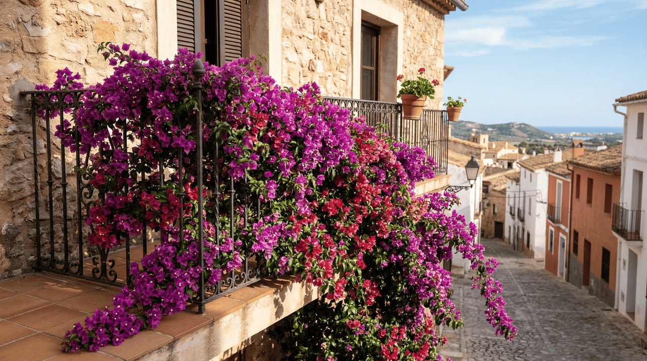 O cultivo de buganvília em vaso exige atenção especial ao tamanho do recipiente e à composição do substrato.