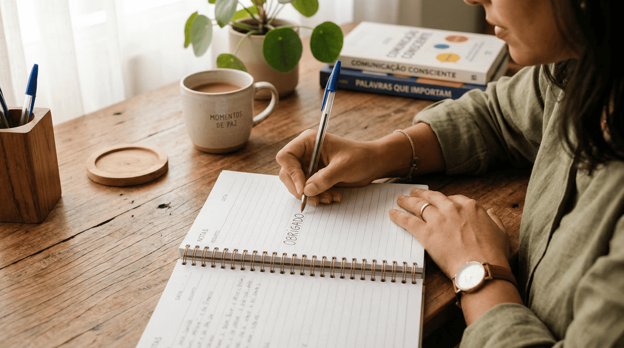 Uma palavra de 5 letras que pessoas sortudas dizem em vez de "Me desculpe"