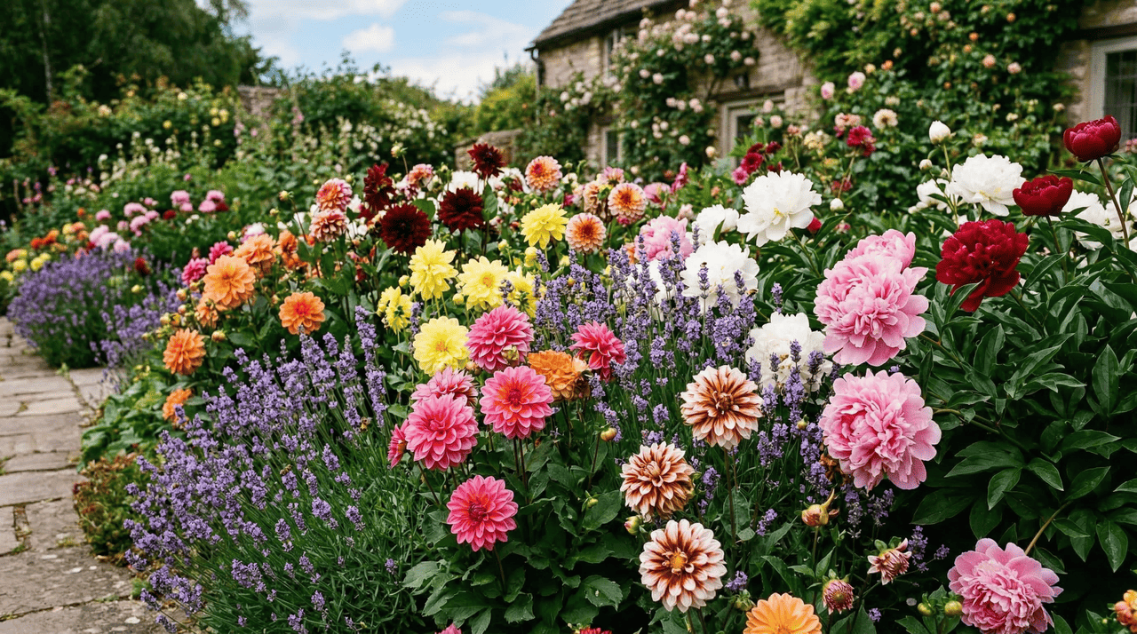 As peônias são clássicas dos jardins tradicionais europeus, mas se adaptam perfeitamente ao clima de diversas regiões brasileiras