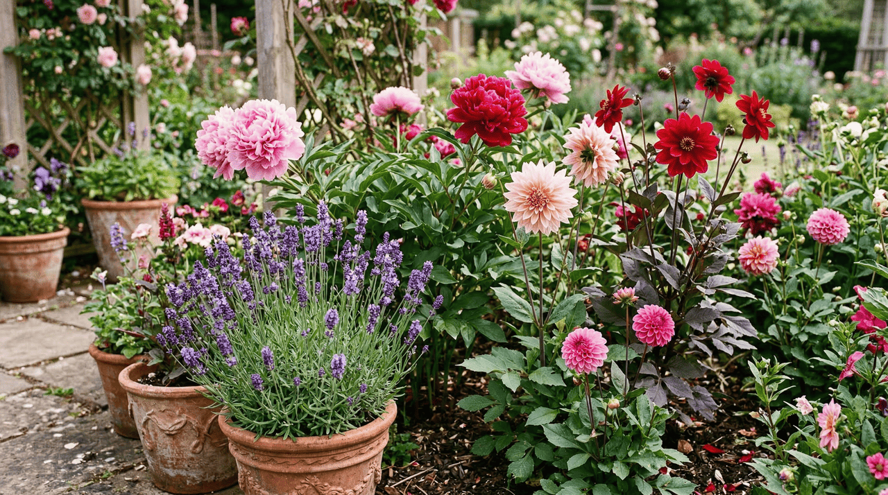 As peônias são clássicas dos jardins tradicionais europeus, mas se adaptam perfeitamente ao clima de diversas regiões brasileiras
