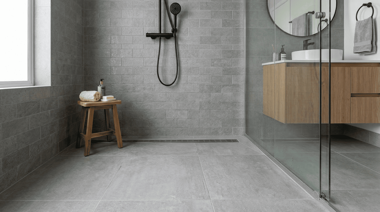 Além da estética superior, a wet room resolve vários problemas práticos que o box tradicional e até o modelo italiano apresentam com o tempo.