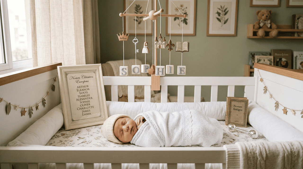 O interesse por nomes com herança europeia reflete o desejo de muitos pais em oferecer uma conexão cultural rica e distinta para seus filhos desde o nascimento