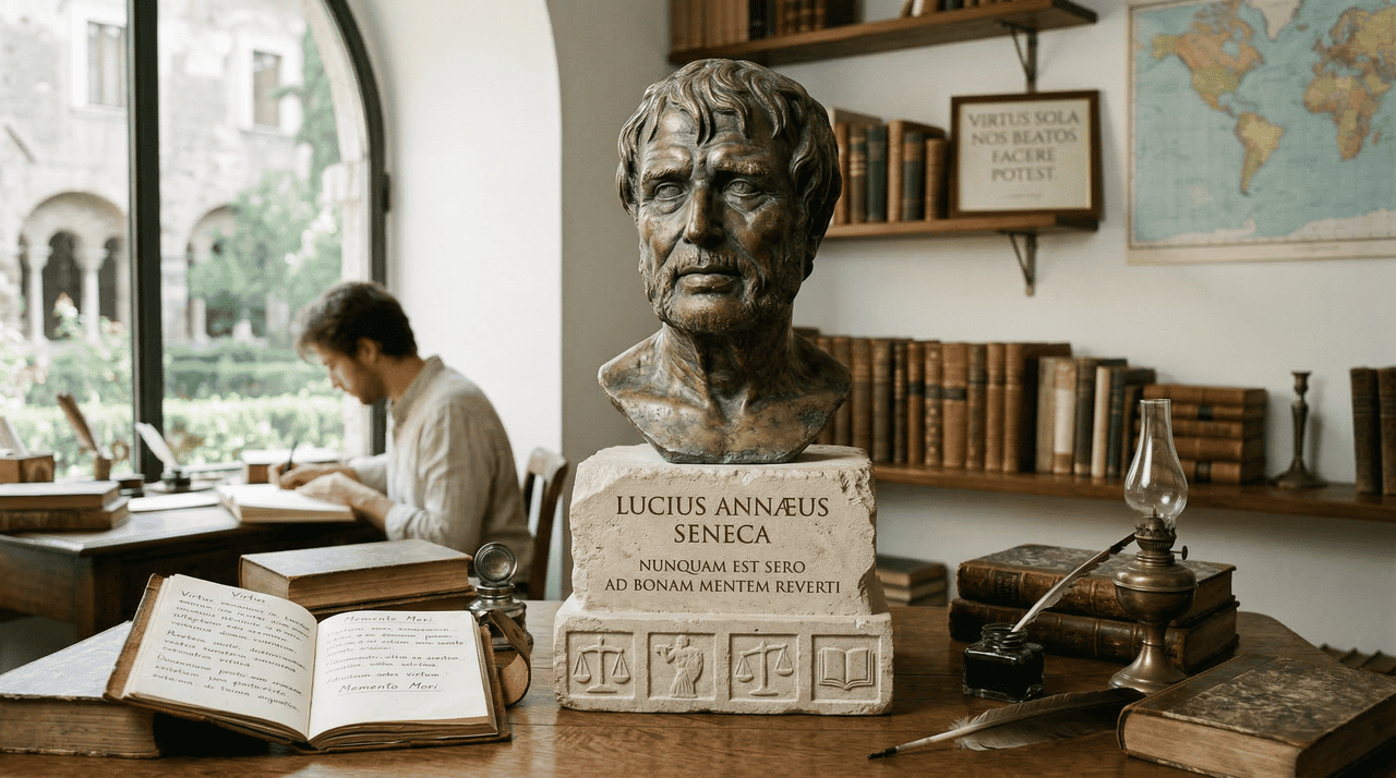 Sêneca, grande filósofo: "sofremos mais na imaginação do que na realidade"