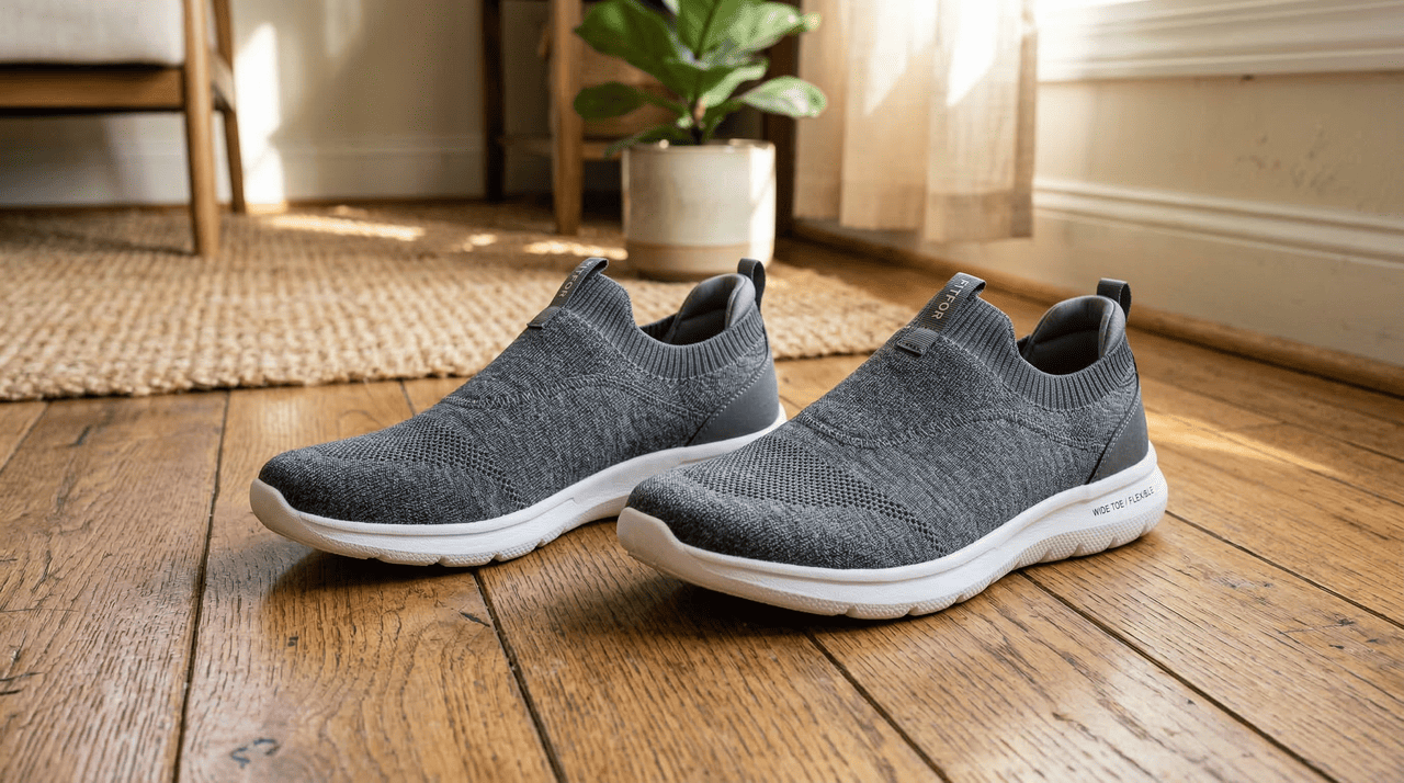 Os tecidos tecnológicos e elásticos se adaptam perfeitamente ao formato dos pés