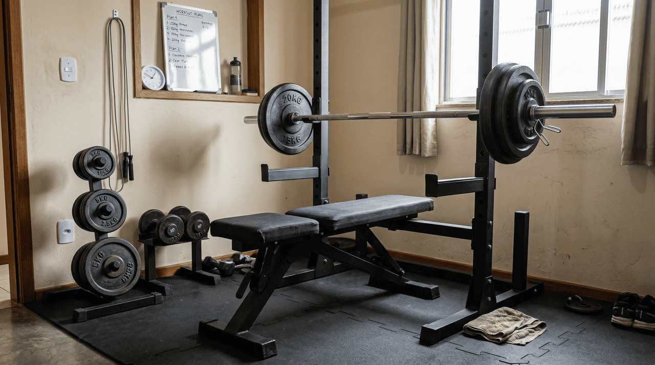 Ter o equipamento sempre à disposição elimina as desculpas comuns relacionadas ao cansaço ou à falta de tempo após um longo dia de trabalho exaustivo