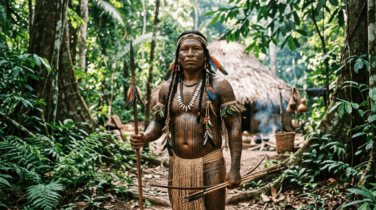 O desejo de diferenciação social e a proteção espiritual guiavam os primeiros passos da modificação corporal nas sociedades primitivas.