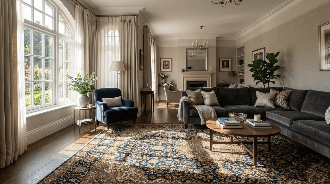 A radiação ultravioleta atua como um agente químico invisível que degrada as estruturas mais profundas dos tecidos nobres presentes em salas de estar luxuosas