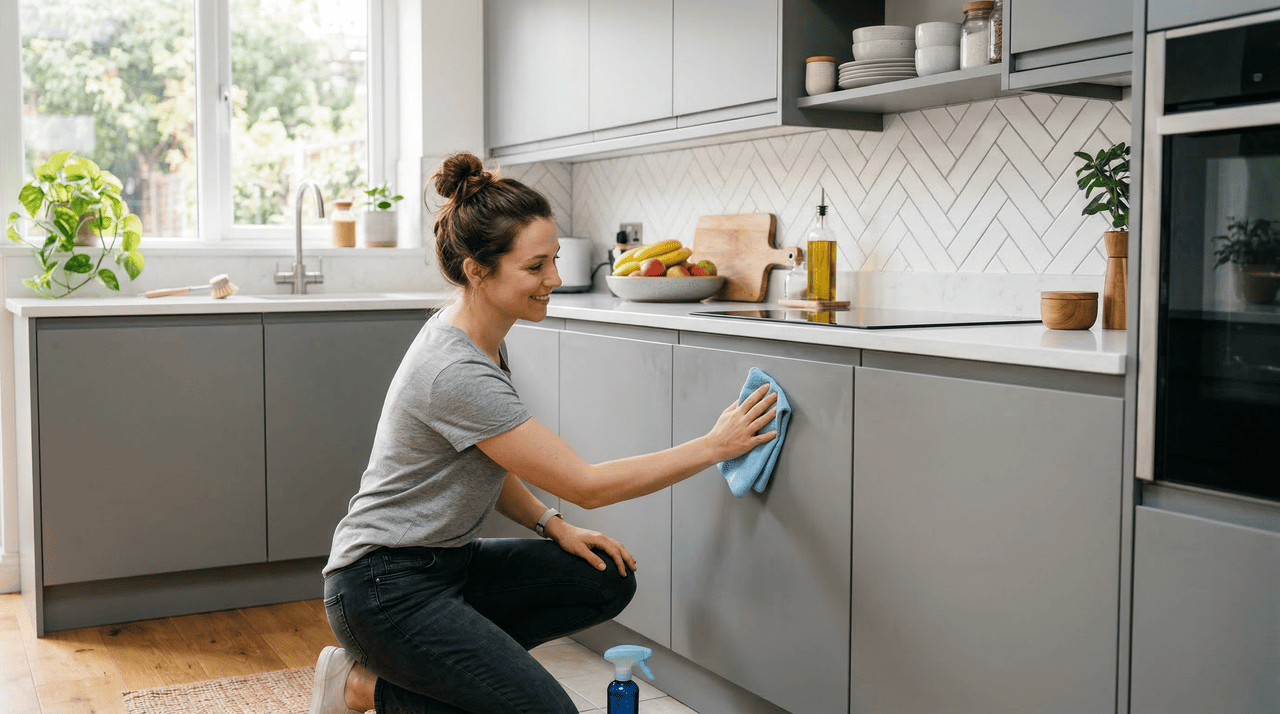 Armários de laminado são formados por uma base de MDF ou MDP revestida por uma camada sintética fina, que garante cor, brilho e textura