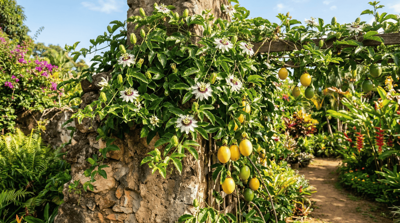 A abelha mamangava atua como o principal agente responsável por fazer o transporte pesado do pólen devido ao seu tamanho e ao modo como ela se encaixa perfeitamente na flor do maracujá
