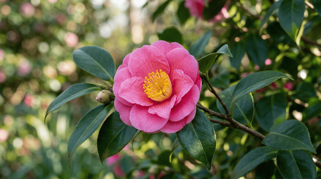 A camélia é uma planta com necessidades específicas que, quando atendidas, retribui com vigor e floração abundante