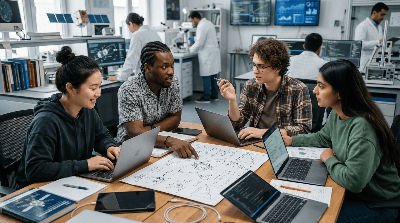 O United Space School é um programa educacional internacional realizado anualmente em Houston