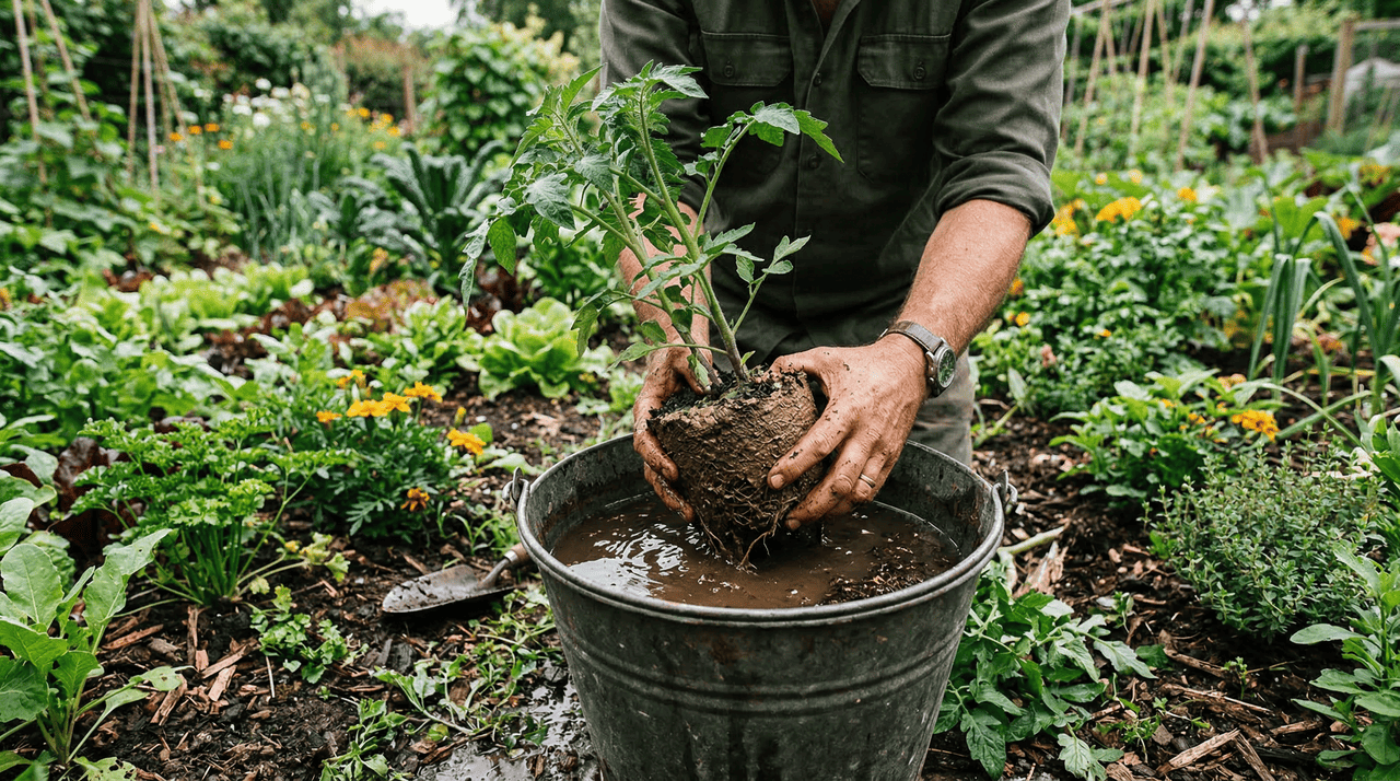 A hidratação radicular vai muito além de uma simples rega superficial após a muda ser colocada no buraco