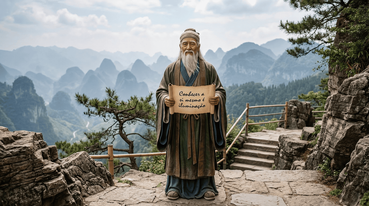 Lao-Tsé e sua lição sobre o ego e a verdadeira força: "Conhecer os outros é sabedoria. Conhecer a si mesmo é iluminação."